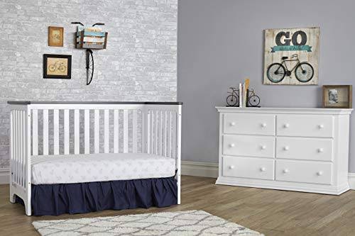 White 3-in-1 Convertible Crib O371662