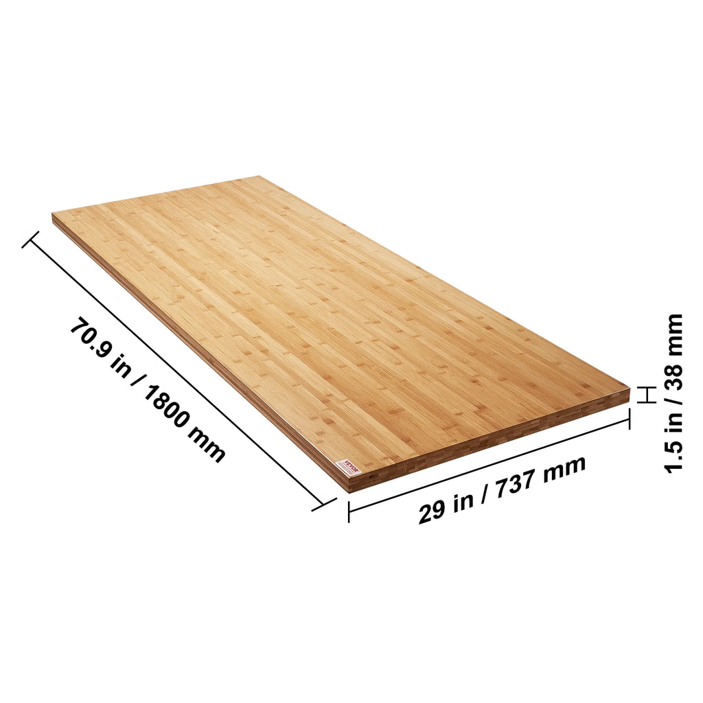 Bamboo Table Top 70.9" x 29" x 1.5" C8152