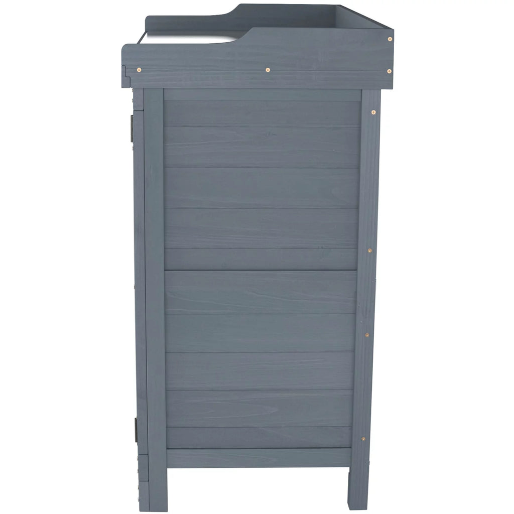 Wooden Potting Bench Storage Box Z52917