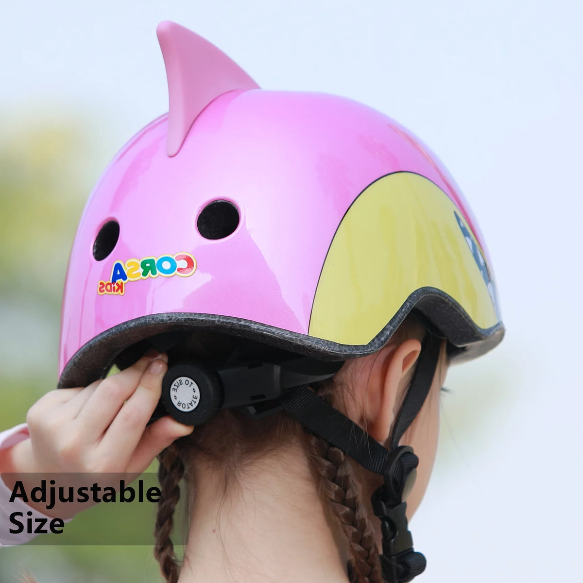Kids Bike Helmet Pink N554421