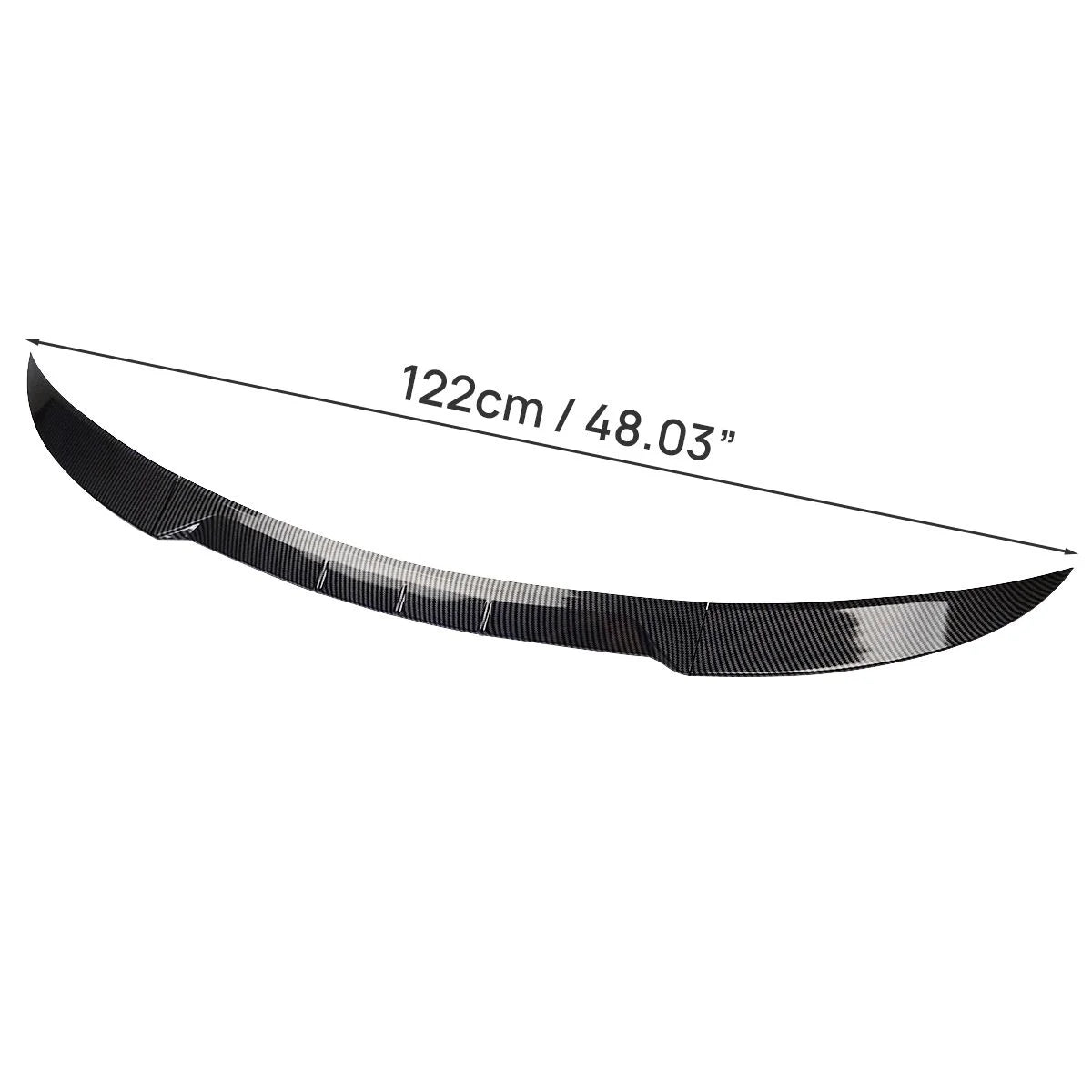 Carbon Fiber Look ABS Rear Spoiler Tail Wing U778544