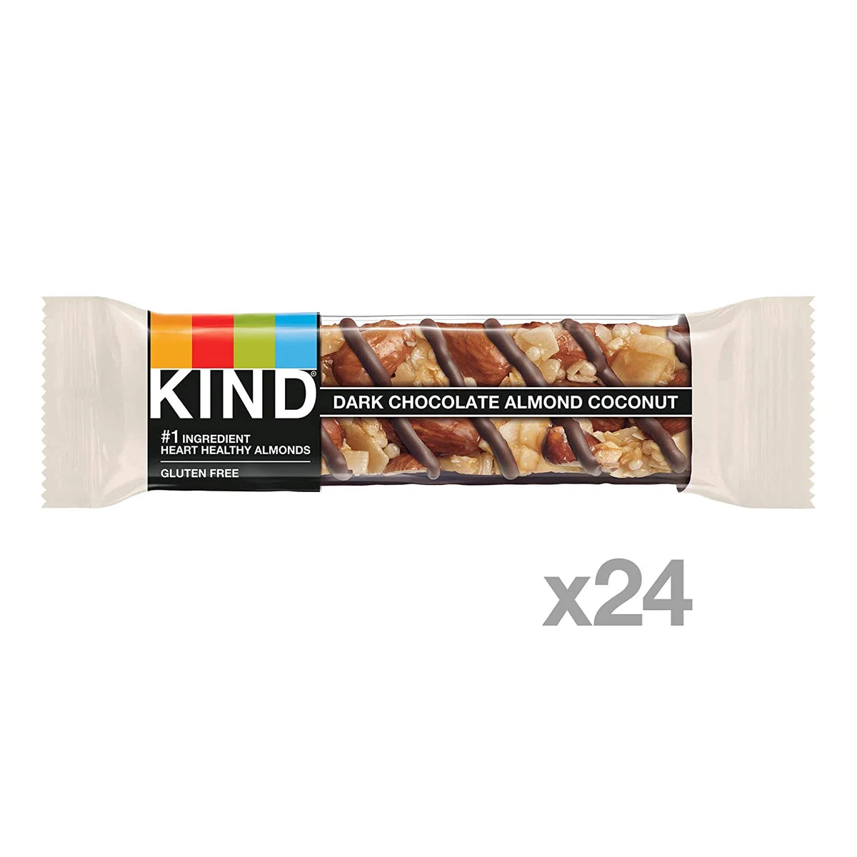 Dark Chocolate Almond & Coconut Gluten Free Snacks 24 Count Z18530