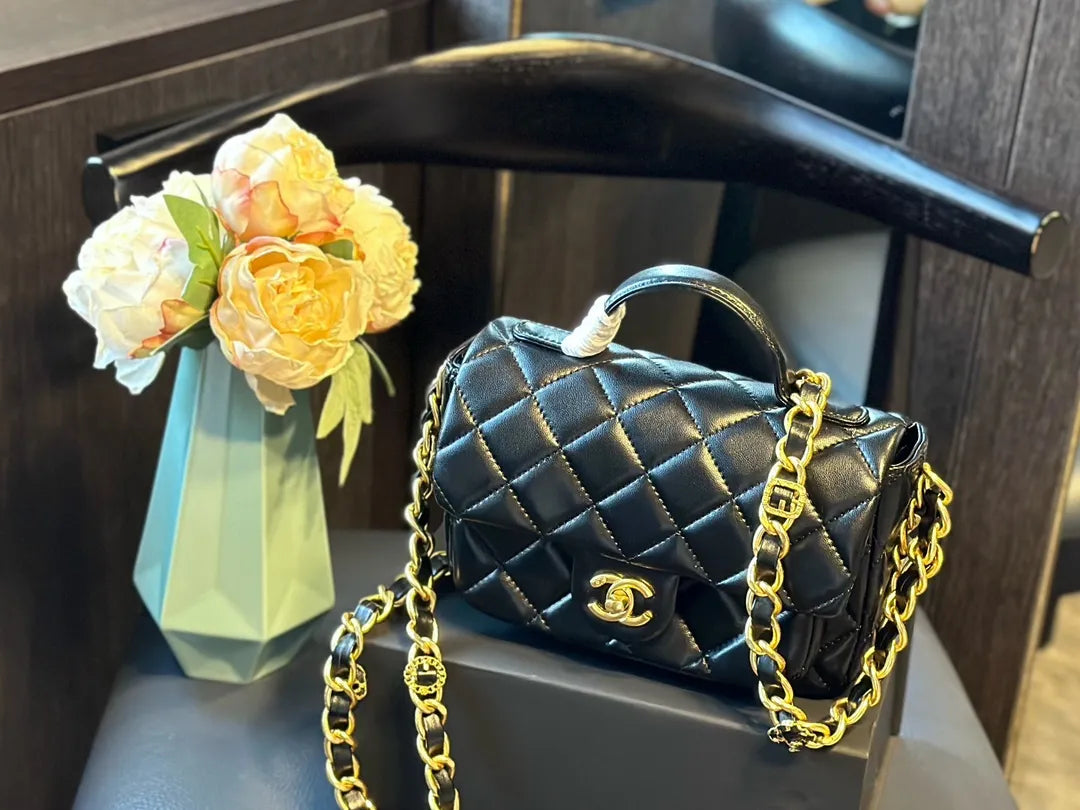 Mini Flap Bag with Top Handle Z64725