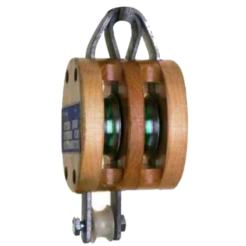 6in Wood Shell Block O7786