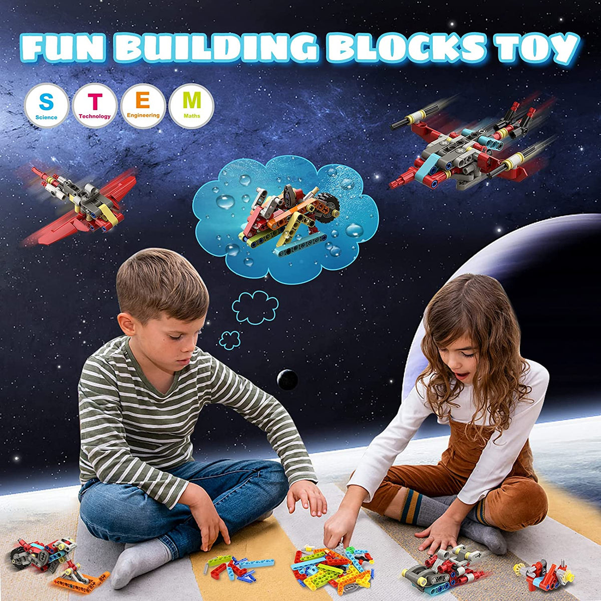 171Pcs 20-in-1 STEM Building Toys Construction Set Y3890
