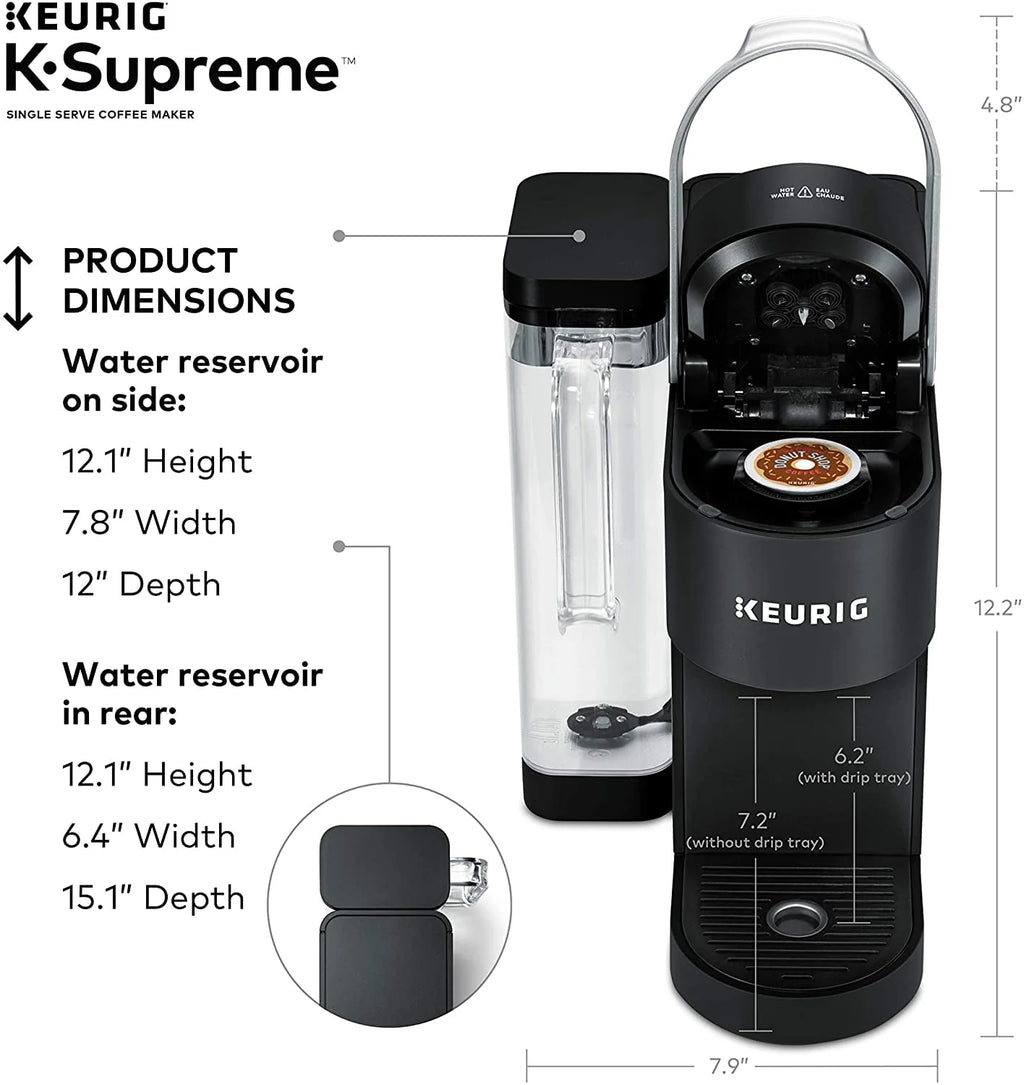Black Single Serve K-Cup Pod Coffee Maker V6447