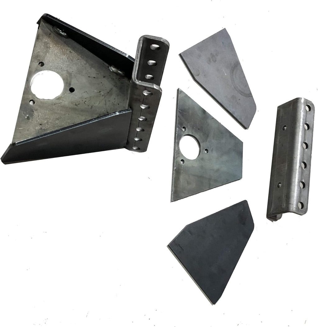 Weld On Tongue Adapter for Trailer A-Frames, Components Only - 2 Sides, Base & Vertical Channel P482514