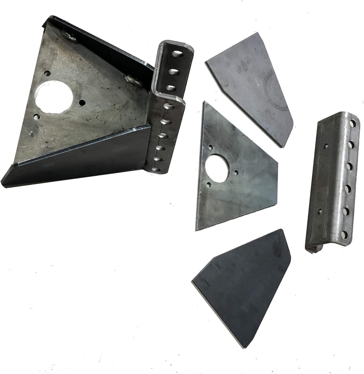 Weld On Tongue Adapter for Trailer A-Frames, Components Only - 2 Sides, Base & Vertical Channel P482514