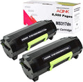 Remanufactured Toner Cartridge, 2 Blacks, 8,500 Pages U273