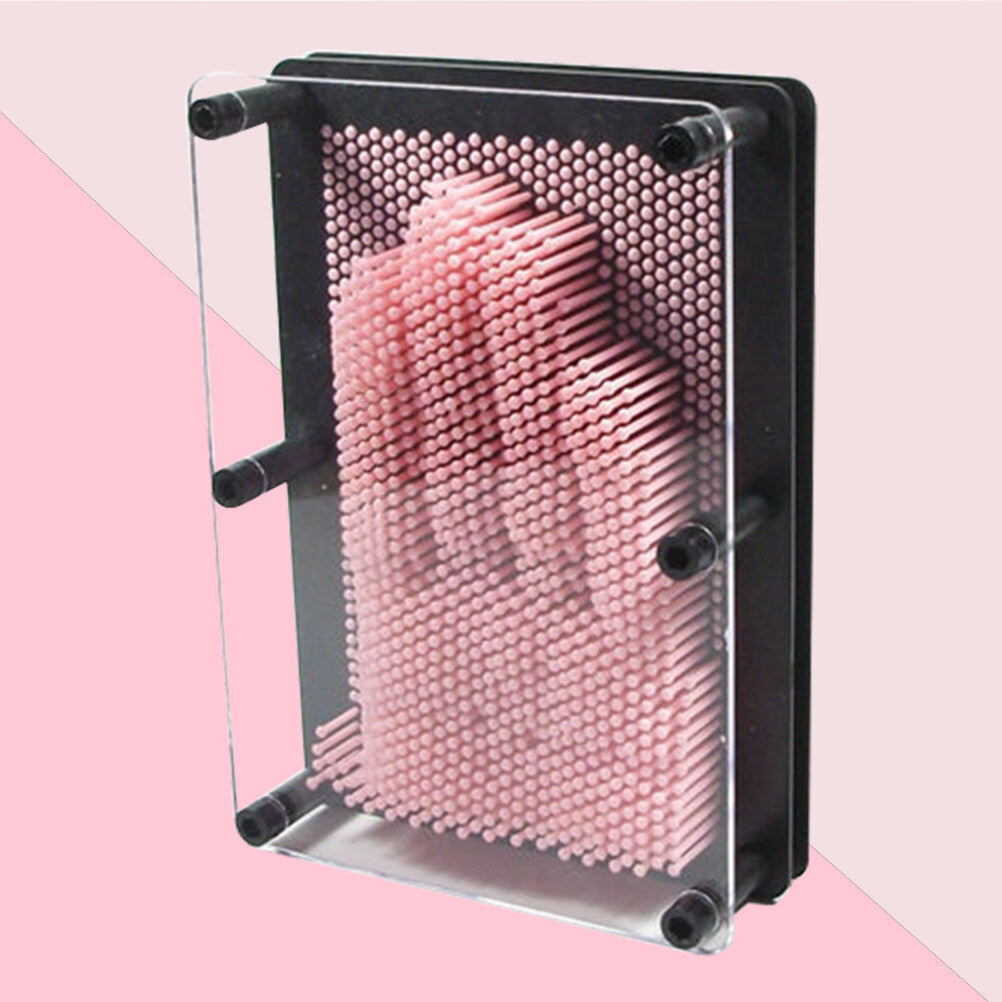 Large Size Pink 3-Dimensional Pin Art Board Toy G285