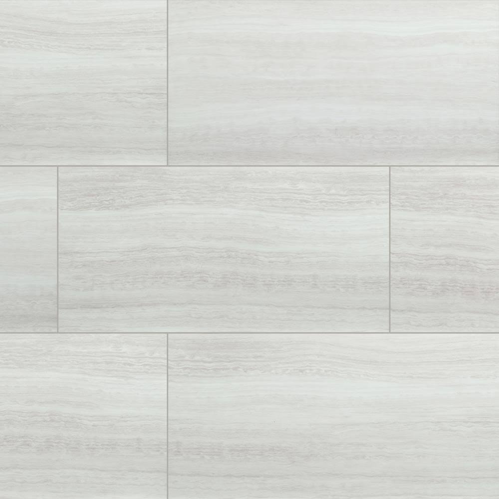 White Ocean Rigid Core Luxury Vinyl Tile Flooring G5314