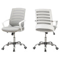 Gray Upholstered Office Chair Z4528