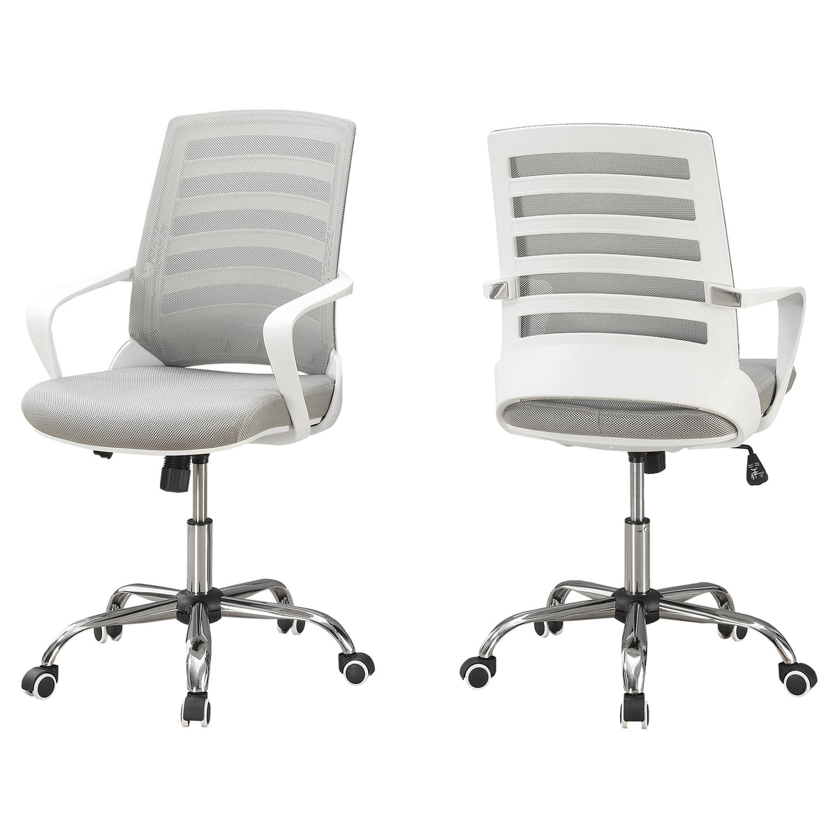Gray Upholstered Office Chair Z4528
