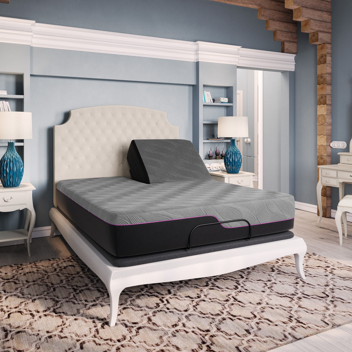 Queen Size Memory Foam Mattress and Adjustable Base R5689