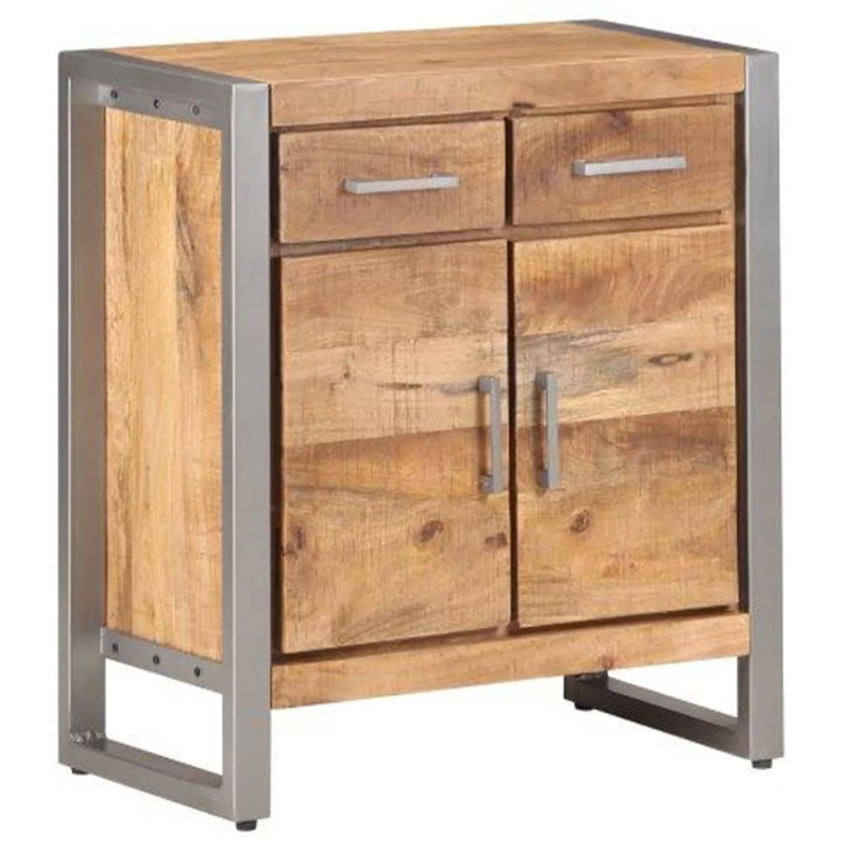Rough Mango Wood Storage Cabinet W5547