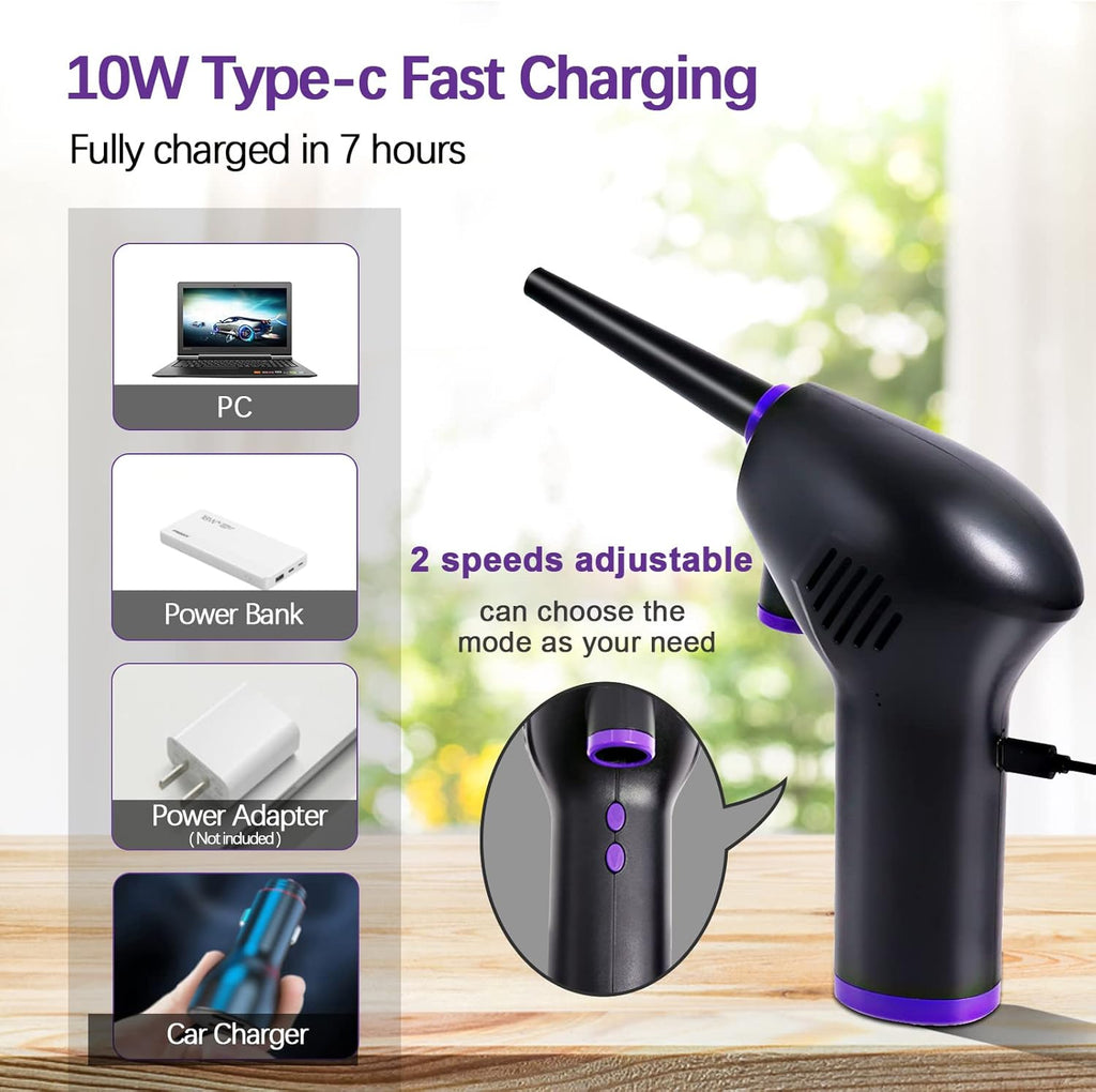 Cordless Electric Air Duster with Rechargeable Battery P79679