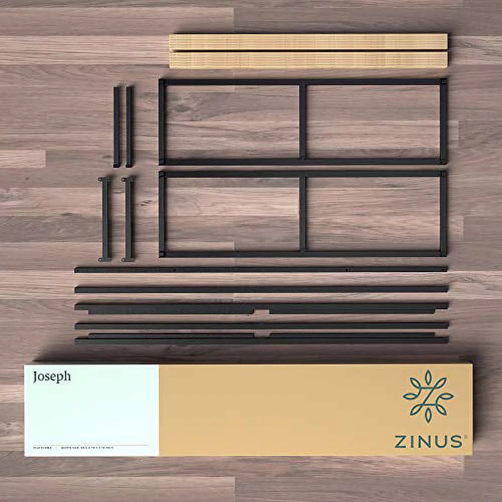 Queen Size Wood Slat Platform Bed Frame E822