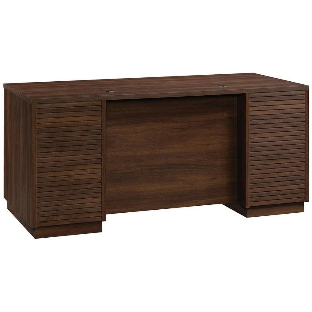 2-Piece Executive Desk & Storage Credenza Set Q770