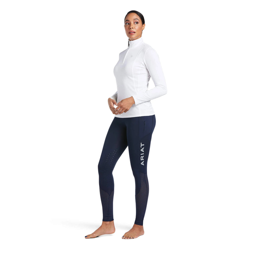 Navy Knee Patch Tight N4339