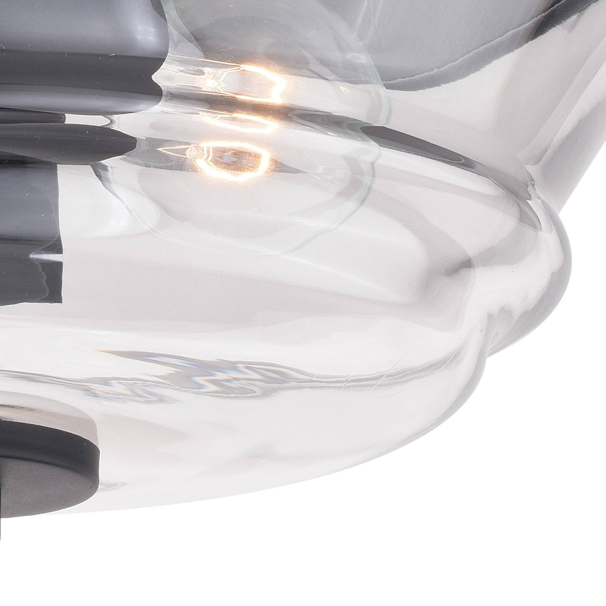 Matte Black Flush Mount Light I504