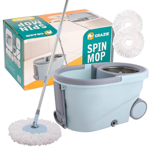 Spin Mop and Bucket with Wringer D745