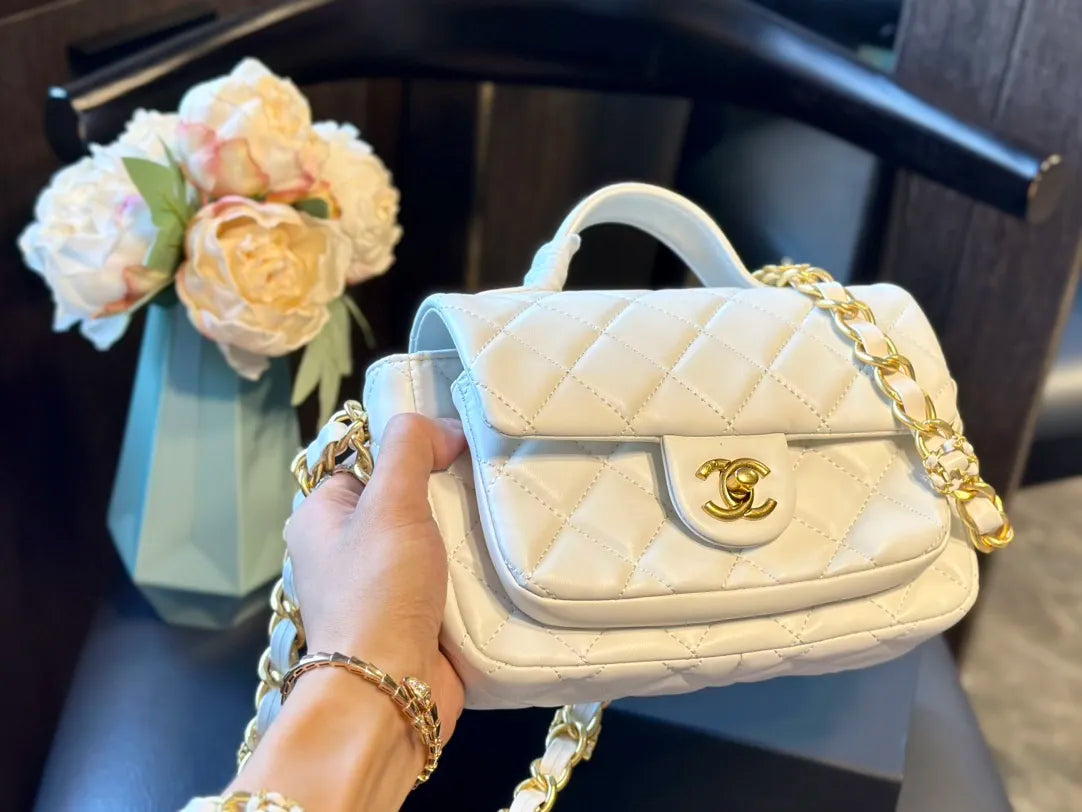 Mini Flap Bag with Top Handle Z64725