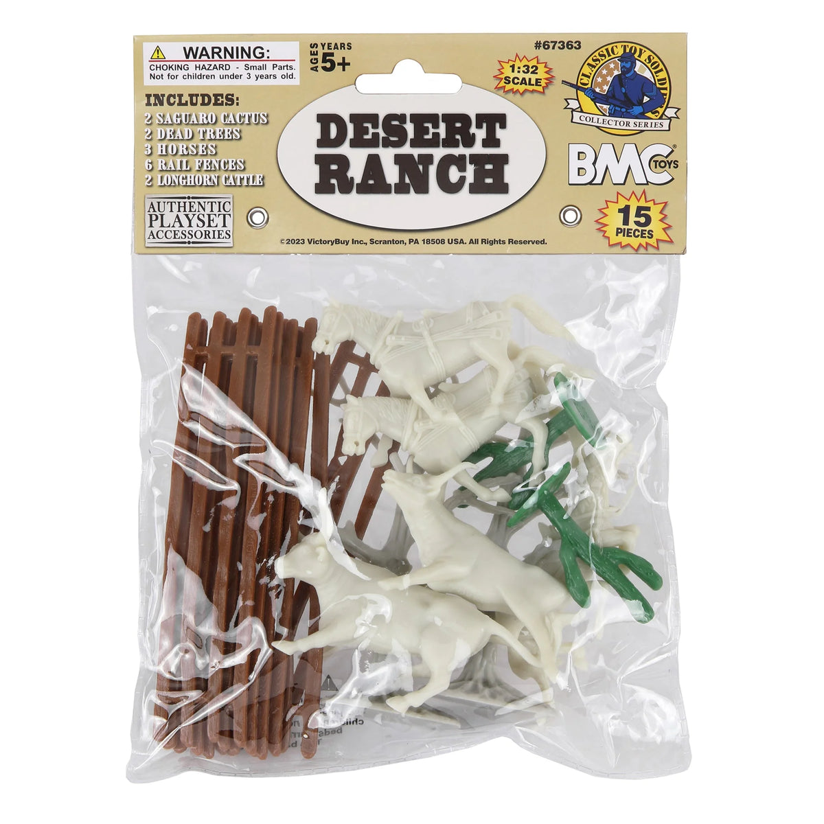 15pc Plastic Figure Playset Diorama Accessories Q540