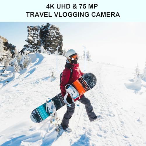 6K 64MP Compact Digital Camera with Microphone Z37894