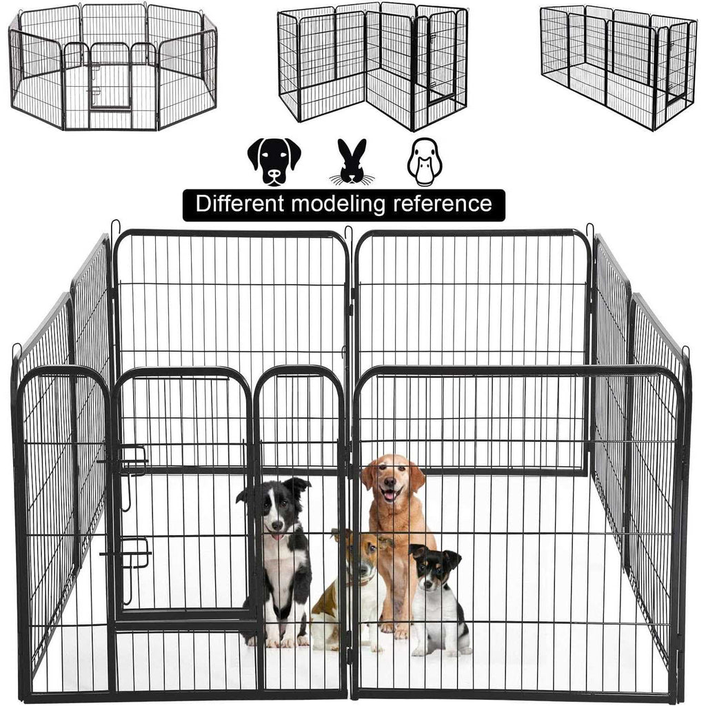 Heavy Duty Pet Playpen Dog Exercise Pen Cat Fence P5443