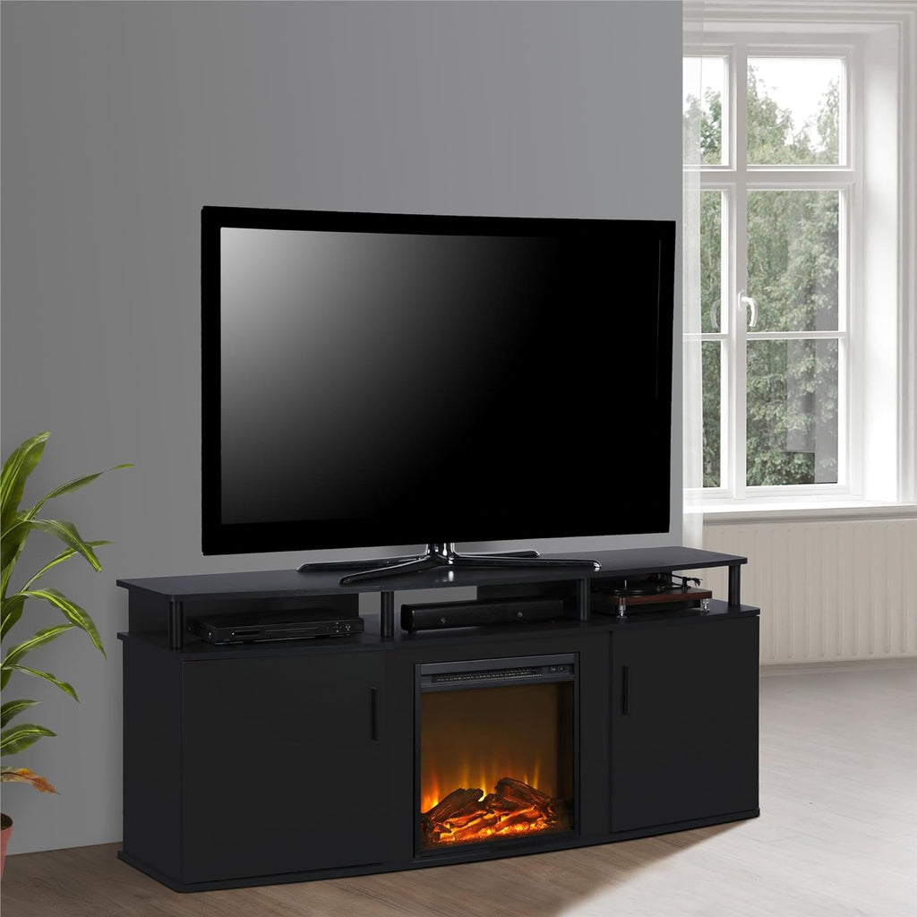 Gray Electric Fireplace TV Console T12347