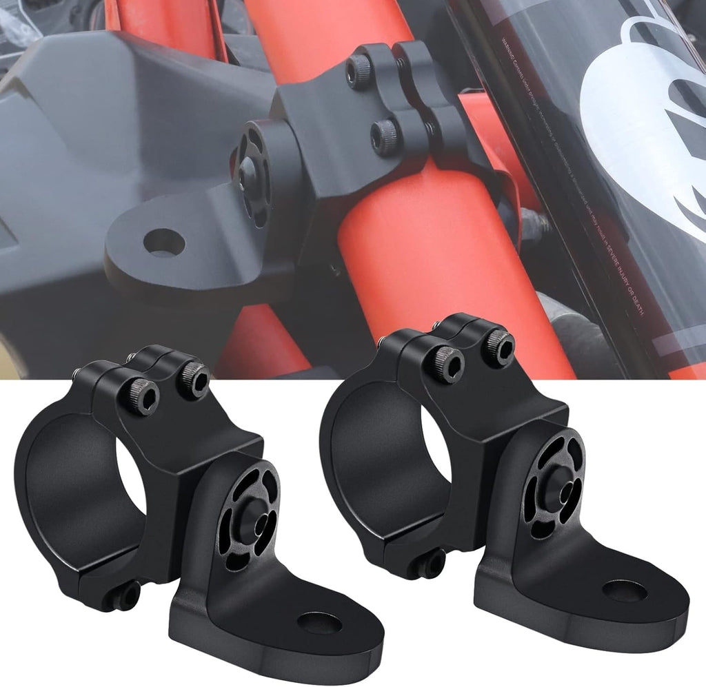 2PCS Quick-Release UTV Flag Pole Mounting Bracket for 1-2in Roll Bar G430