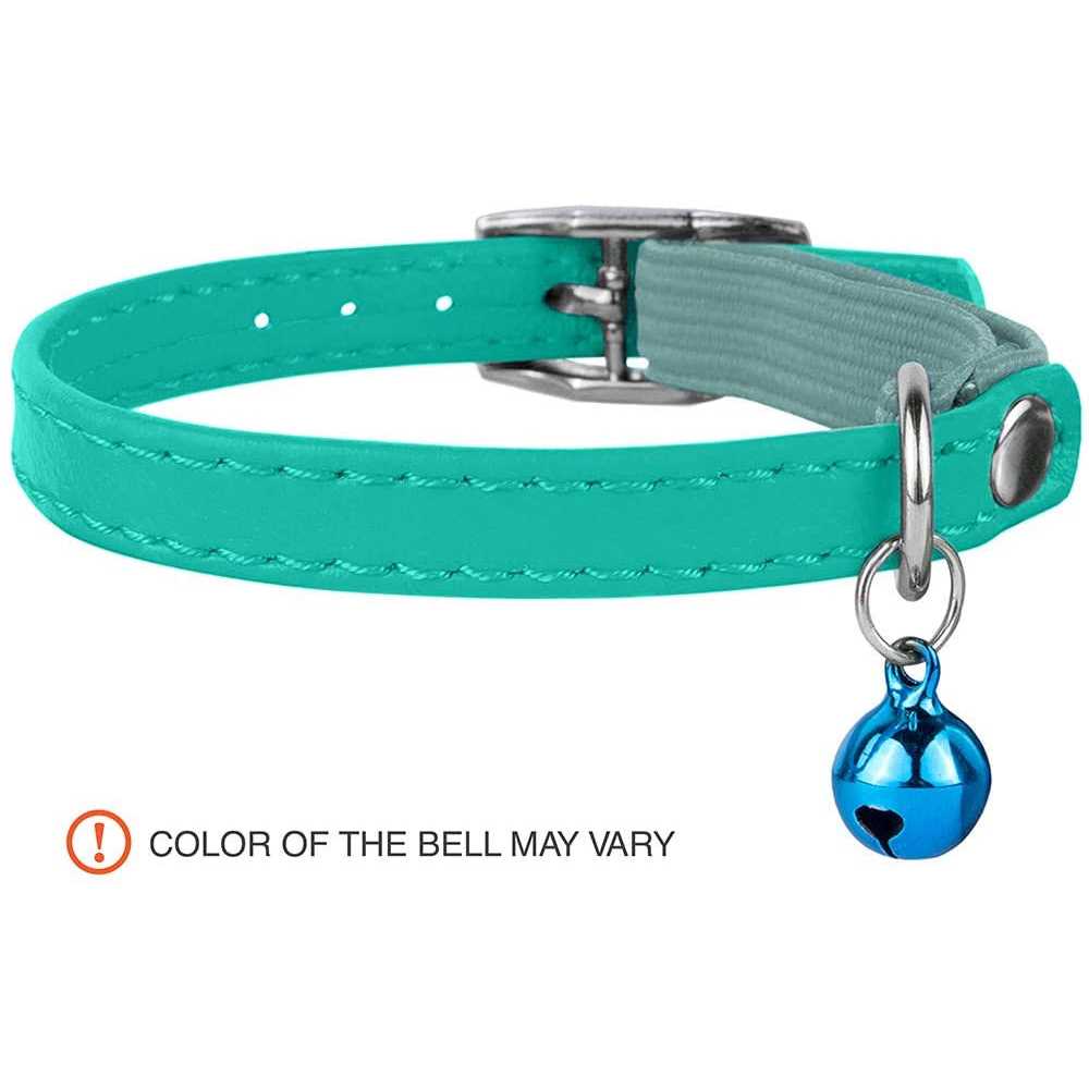 Leather Cat Collar with Bell Z4930