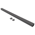 RV Rear Bumper 14 Gauge Steel 4" x 4" with Bumper Plugs W41636