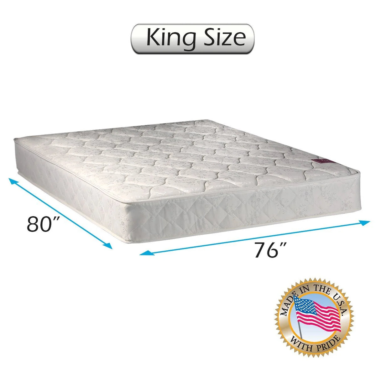 King Size Mattress with Mattress Cover Protector W83528