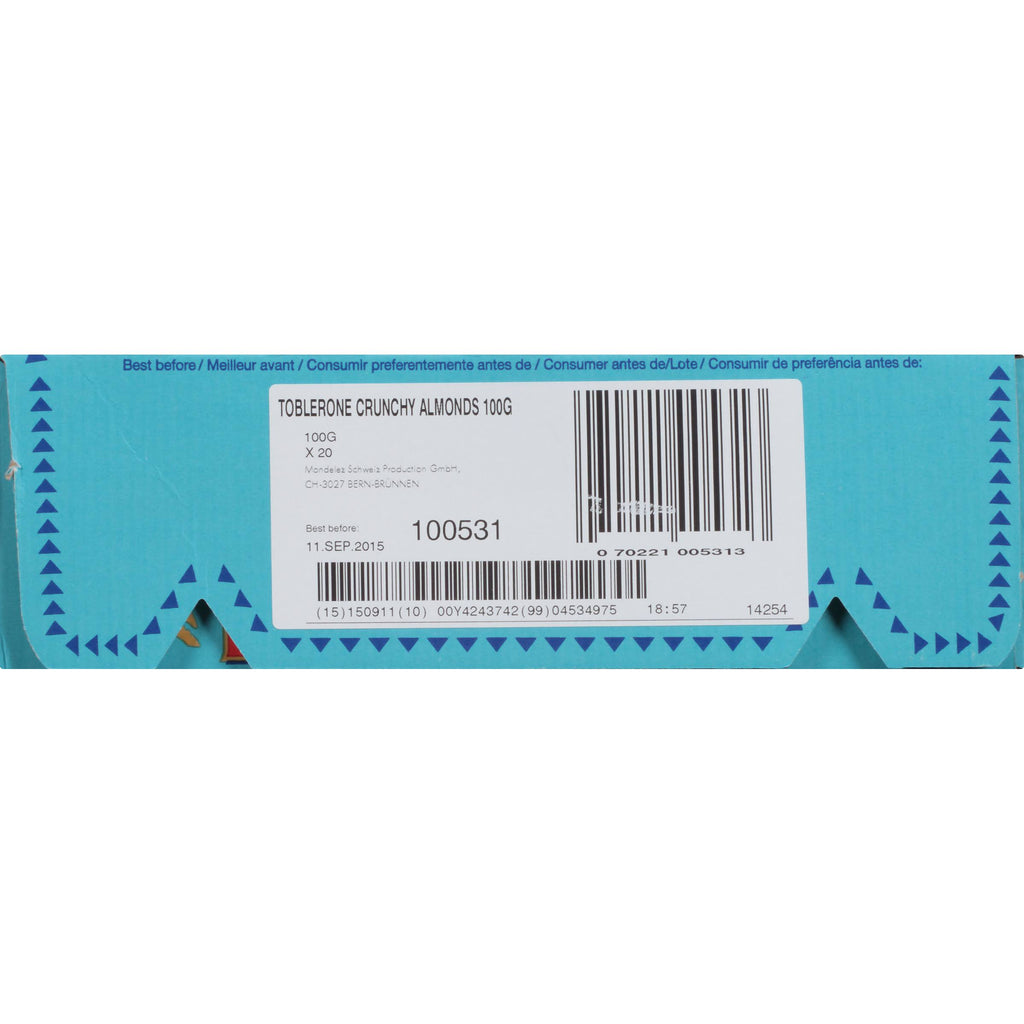 3.52 oz Almond Chocolate Bars G79555