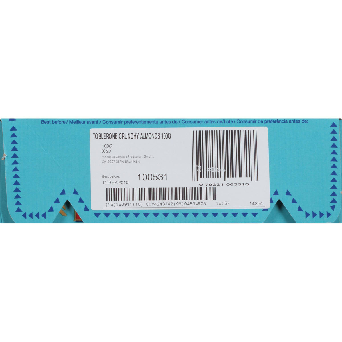 3.52 oz Almond Chocolate Bars G79555