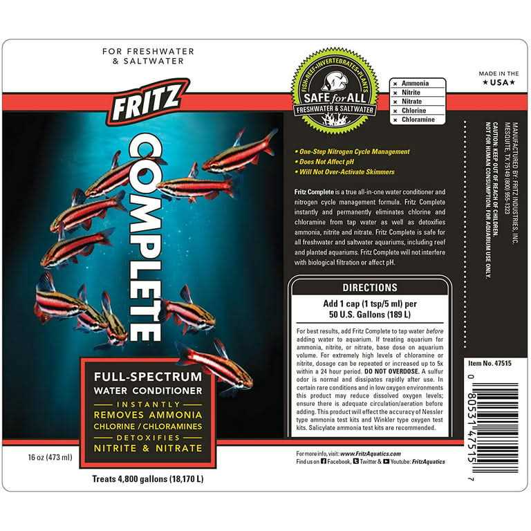 Aquatics Water Conditioner Y535864