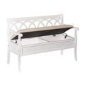 White Storage Bench R800