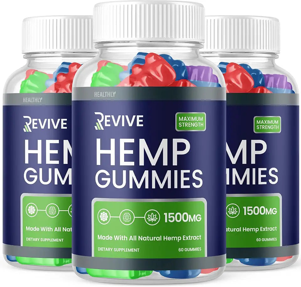 3 Pack 25mg Hemp Gummies 1500mg 180 Gummies N939