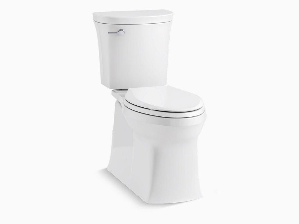 2-Piece 1.28 GPF Single-Flush Elongated Toilet in White K308