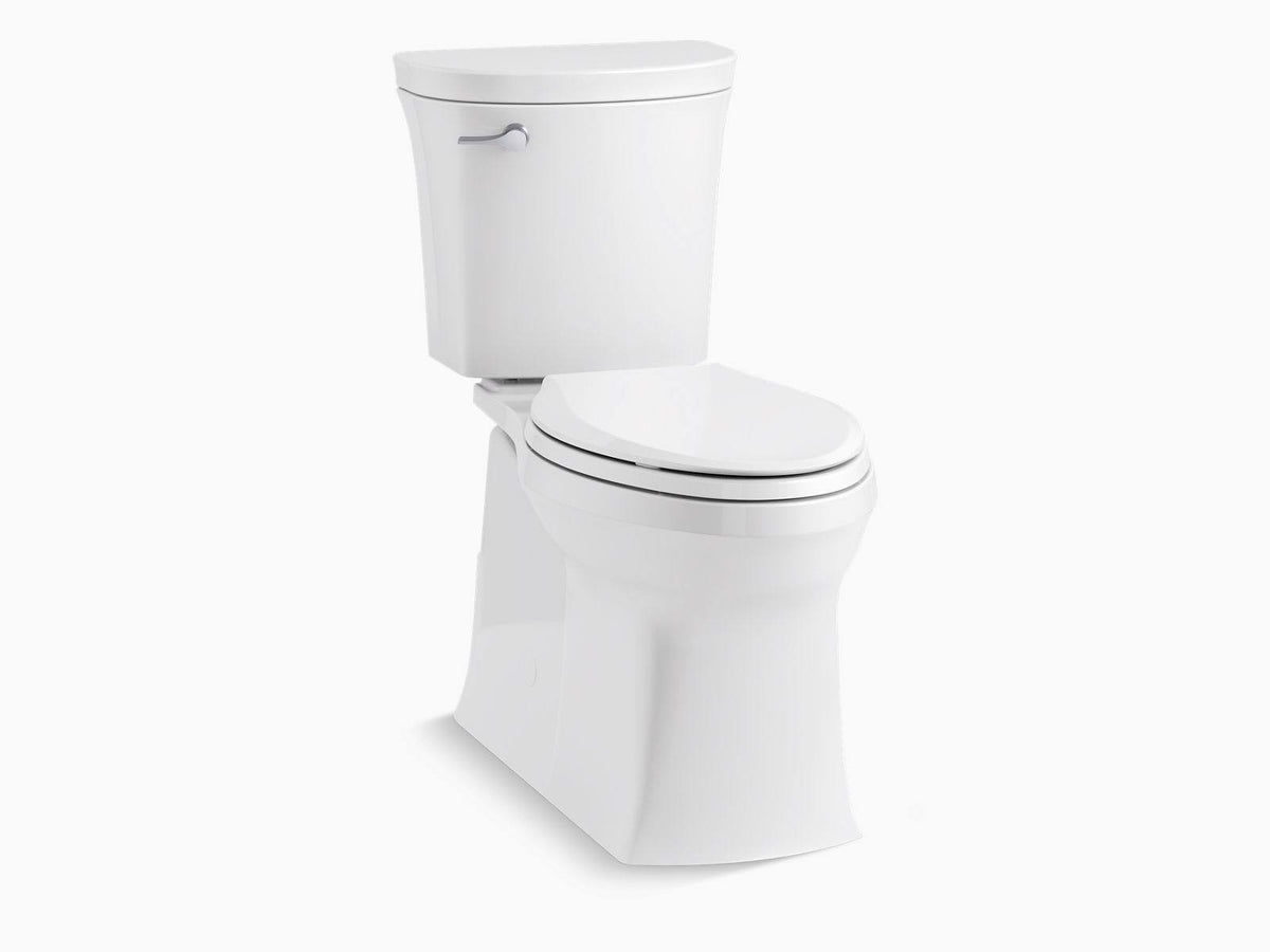 2-Piece 1.28 GPF Single-Flush Elongated Toilet in White K308