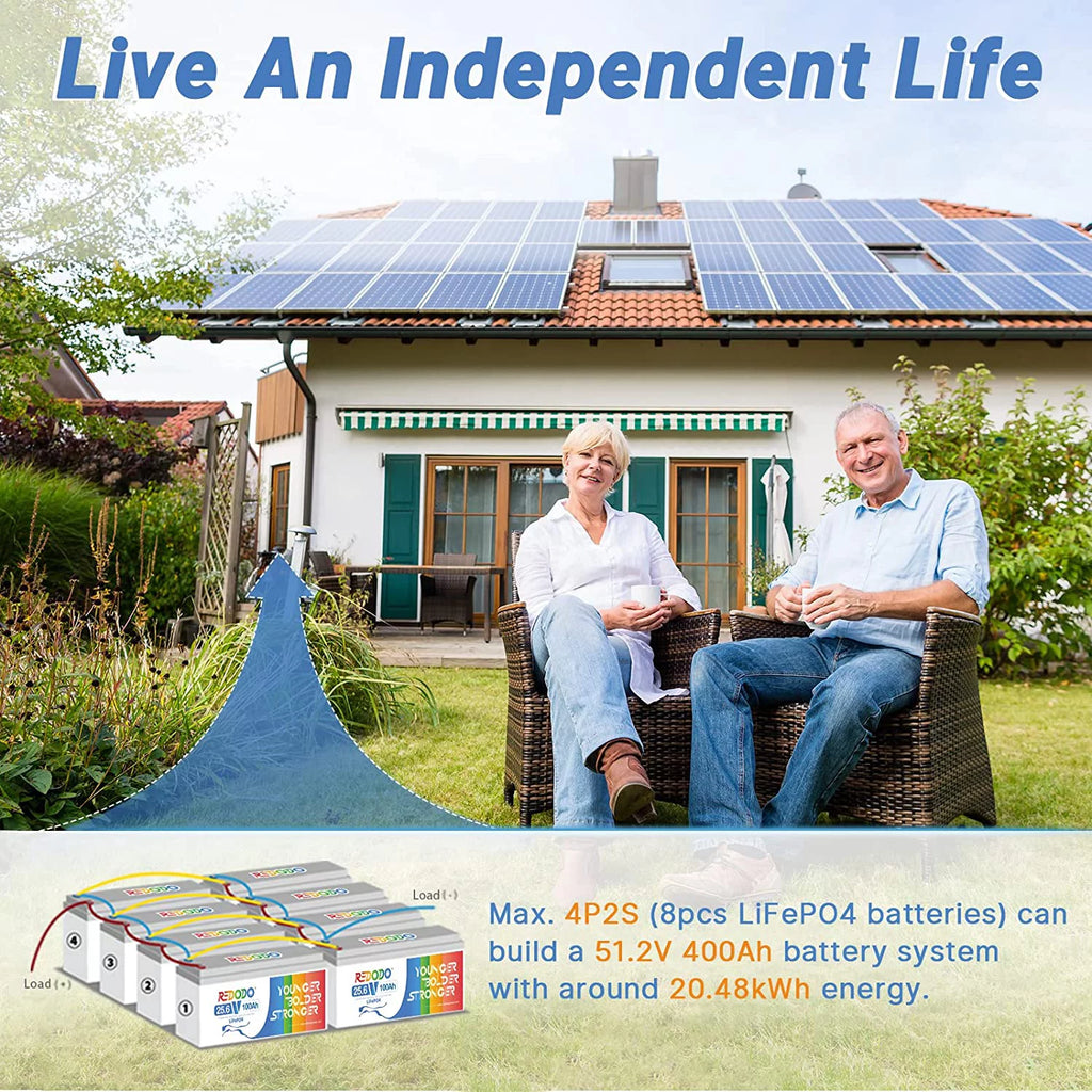 24V 100Ah LiFePO4 Lithium Battery with 100A BMS S99154
