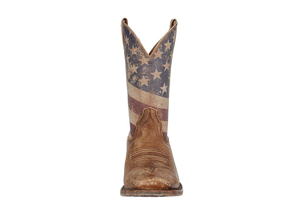 Distressed Brown Men&s Boots Z71883