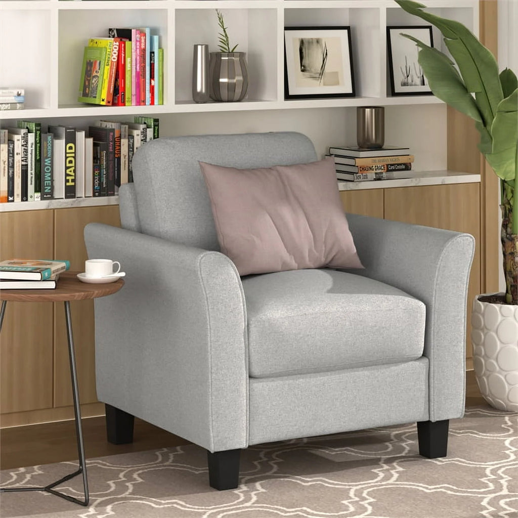 Light Gray 3 Piece Sectional Sofa Set Q4055