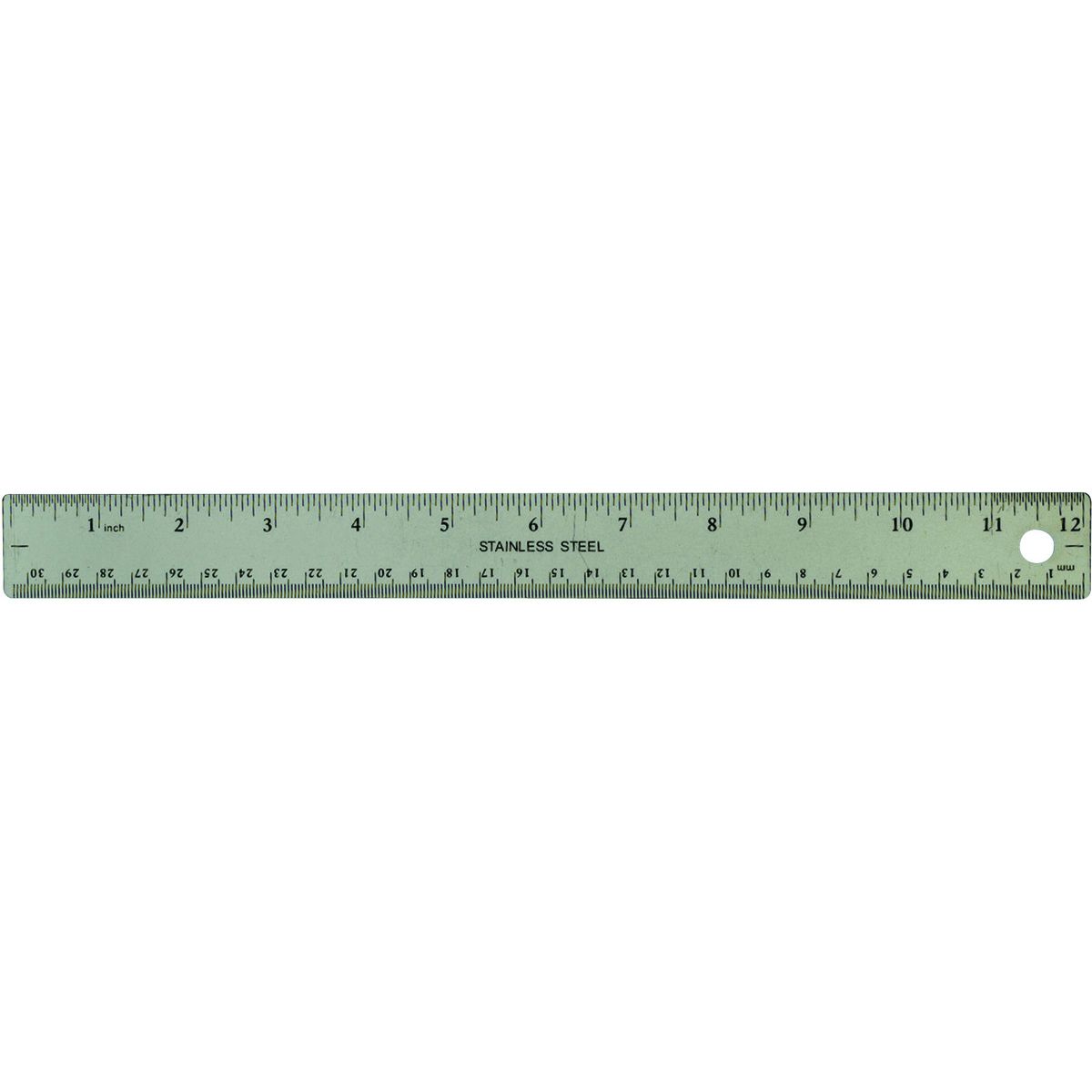 12 In. Stainless Steel Ruler L65521