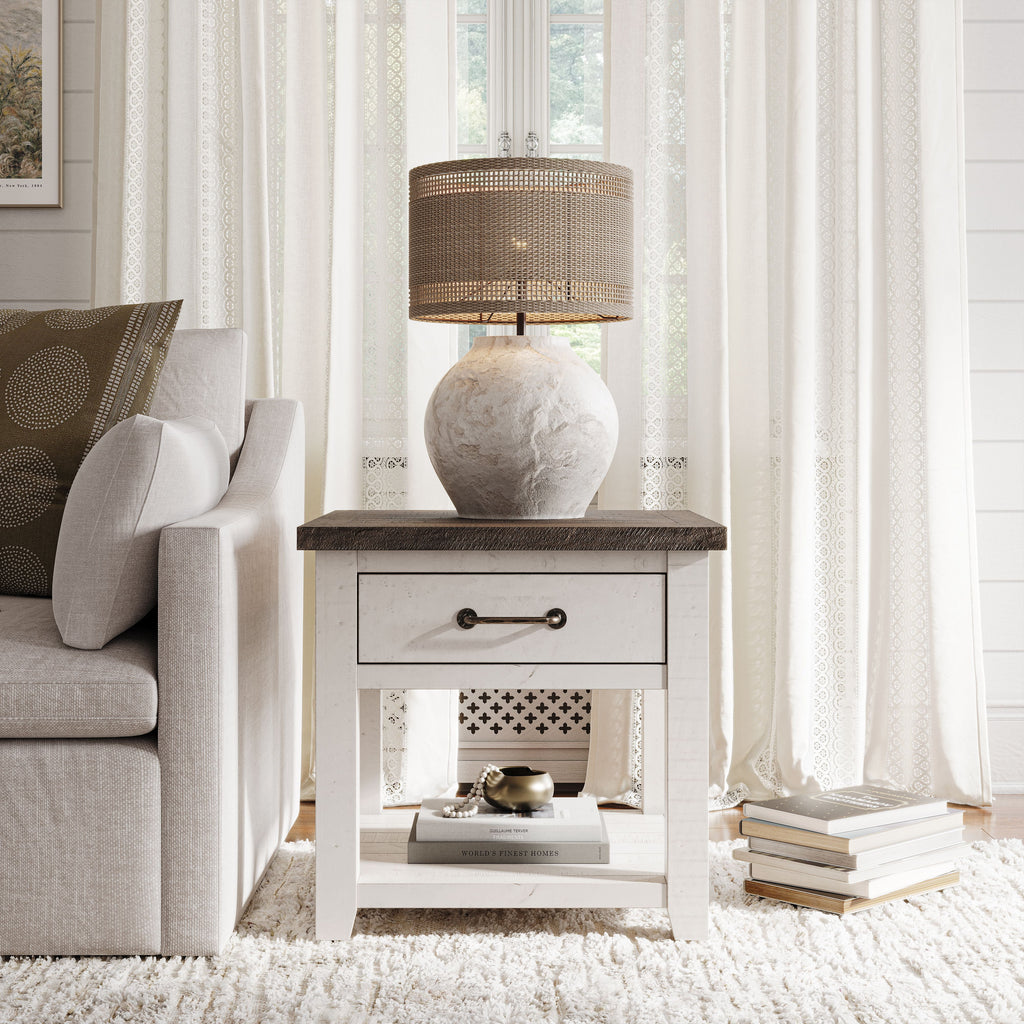 Rustic Reclaimed Pine End Table B678