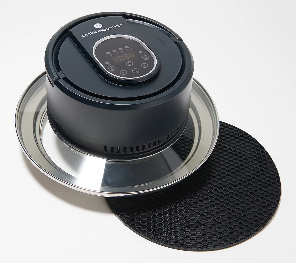 Air Fryer Lid for Pots, Pans & Pressure Cooker Black Y30258