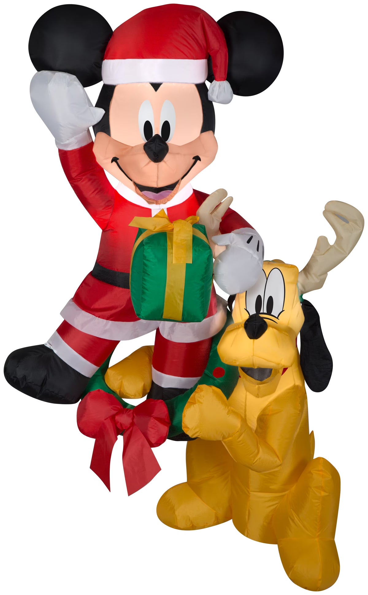Multicolored 5 ft Tall Inflatable Hanging Mickey and Pluto F579073