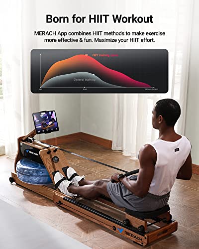 Foldable Water Rowing Machine with 400LBS Weight Capacity M7003