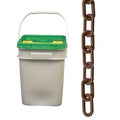 Brown HDPE Plastic Chain in A Pail D251766